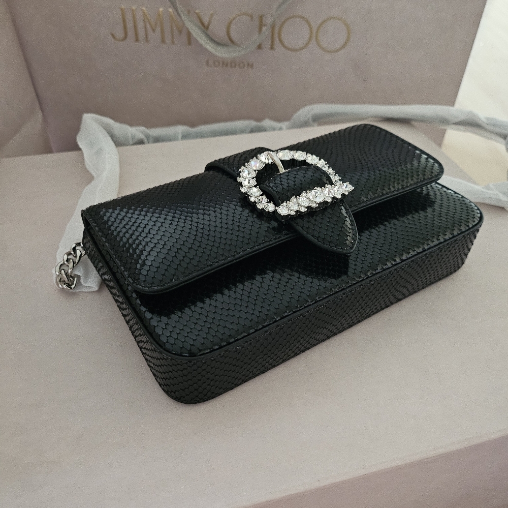 Jimmy Choo Cheri Wallet With Chain - image 2